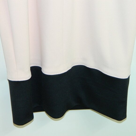 Calvin Klein Soft Pink 3/4 Quarter Inch Bell Cuff Sleeve Shift Dress Size 8 - Picture 6 of 16